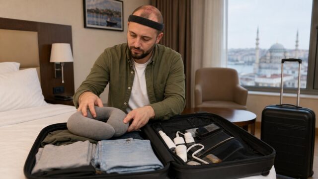 what to pack for hair transplant trip turkey